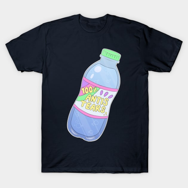 100% bottled Antis Tears T-Shirt by Veggie-Queen